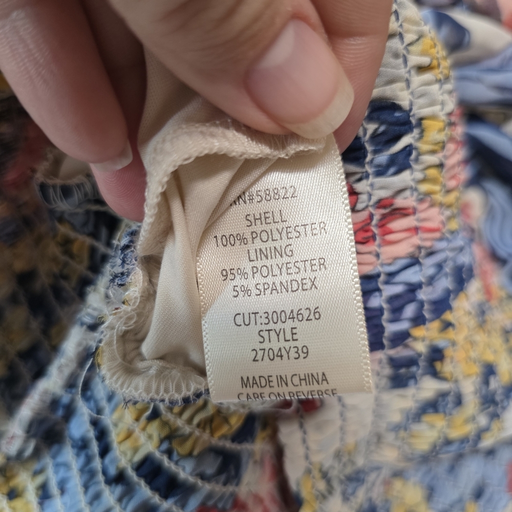Max Studio Multicolor Floral Blouse - Picture 5 of 5